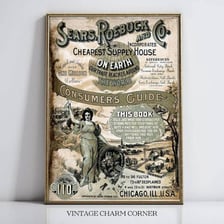 A vintage Sears, Roebuck and Co. catalog