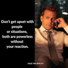 A person reacting with disappointment after realizing someone has quit