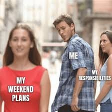 Examples of the Distracted Boyfriend and Expanding Brain internet memes
