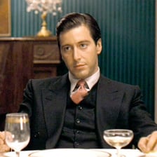 Al Pacino as Michael Corleone in The Godfather
