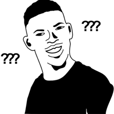 A person reacting with confusion and asking for clarification.