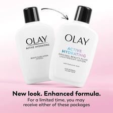 Olay skincare products including a moisturizer container