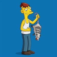 Cletus Spuckler, the rural character from The Simpsons