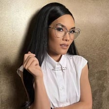 Ali Wong pictured during a performance or public appearance.