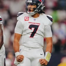 Houston Texans football player wearing the team's uniform