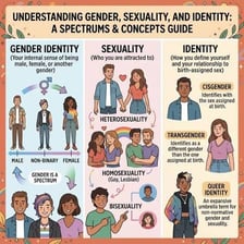 An educational illustration explaining cisgender identity
