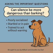 A dog barking while seeking attention from a person.