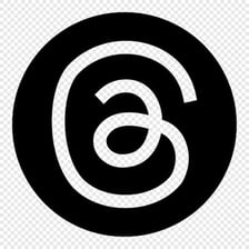 A smartphone displaying social-media app icons for TikTok and Threads
