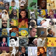 Collection of humorous images shared on social media