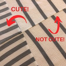 Two matching pieces of fabric suggesting they came from the same cloth.