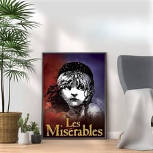 A poster for Les Misérables.