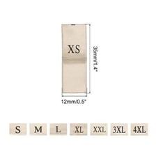 Clothing labels marked L, XL, and XXL