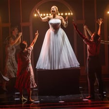 A stage performance of the musical Evita