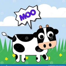 A cow standing in a farm pasture