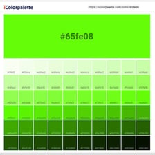 A bright lime-green color swatch.