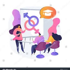 A respectful educational illustration representing sex education