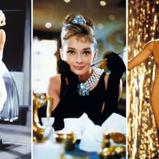 A glamorous film scene featuring suggestive fashion