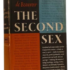 A book cover for Simone de Beauvoir’s The Second Sex