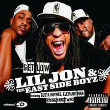 Lil Jon performing the 2003 song “Get Low”