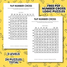 A square crossword grid with nine rows and nine columns