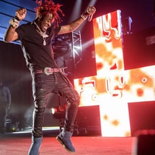 Rapper Lil Uzi Vert performing on stage