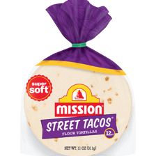 A soft taco made with a flexible tortilla