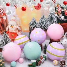 A pastel, highly cutesy decorative scene
