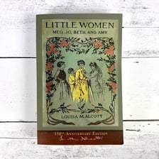 A book edition of Louisa May Alcott’s novel Little Women.