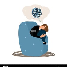 A person dealing with a confusing and difficult predicament