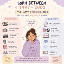 Young people representing Generation Z