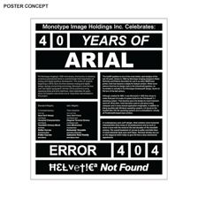 A type specimen displaying the Arial font.