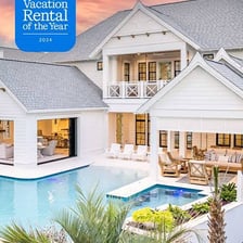 A vacation rental house represented in a Vrbo-style property listing.