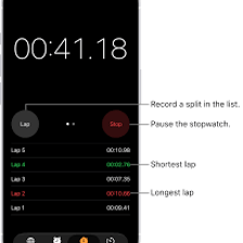 A smartphone displaying a Clock app timer screen.