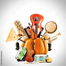 A visual comparison of pop, rock, and jazz music styles.