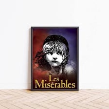 A promotional poster for the stage musical Les Misérables