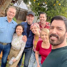 Promotional imagery for the television shows Sister, Sister and Property Brothers, each featuring a sibling pair.