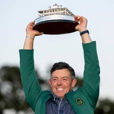 Rory McIlroy on a golf course