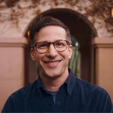 Portrait of comedian and actor Andy Samberg
