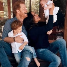 A family-related image associated with Prince Archie of Sussex and his parents, Harry and Meghan.