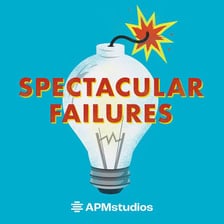 A humorous scene depicting a conspicuous failure.