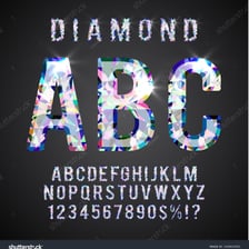 The word “diamond” with its letter A highlighted.