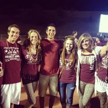 A group of high school seniors