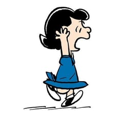 Lucy van Pelt from the Peanuts comic strip
