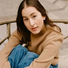 A portrait of musician and actress Alana Haim