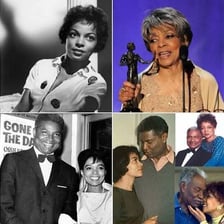 Portraits of actresses Sandra Dee and Ruby Dee.