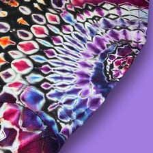 Fabric absorbing a rich color from dye