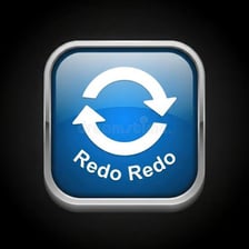A circular arrow icon commonly used for a redo command.