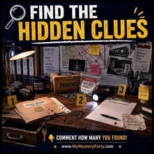 A detective reviewing notes about a suspect’s alibi