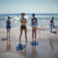 A scene shown out of focus to represent blurry vision.