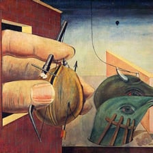 A surrealist artwork by Max Ernst